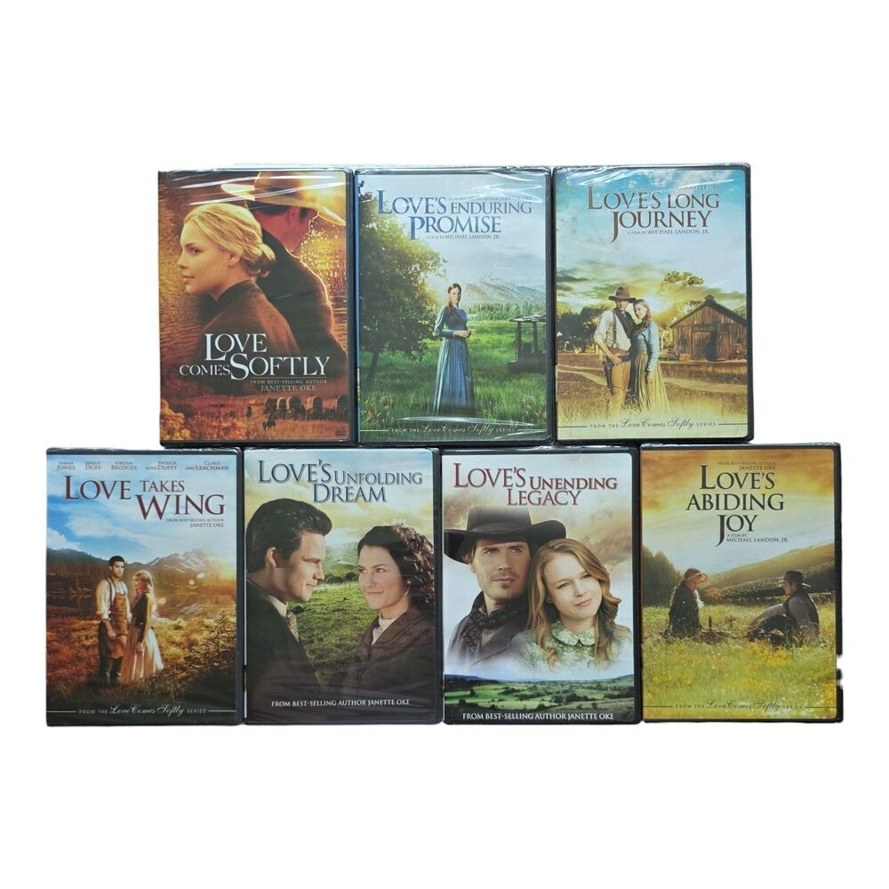 Love Comes Softly Series DVD Lot Of 7 Janette Oke Love Takes Wing Abiding NEW